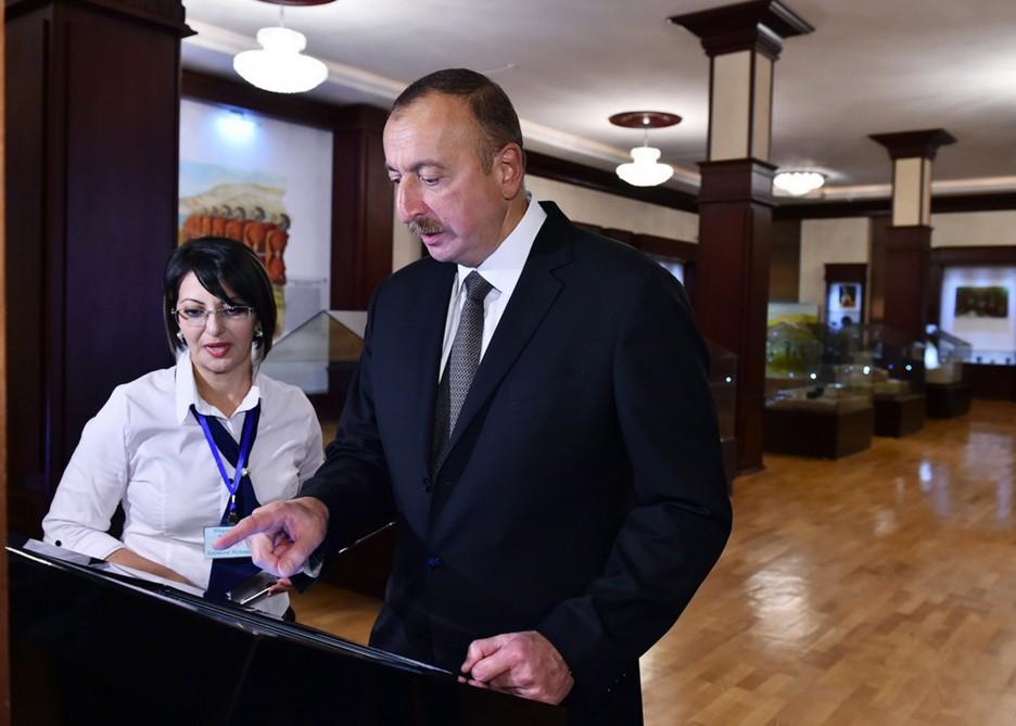 Mingəçevir Şəhər Tarix Muzeyi istifadəyə verilib (FOTO)