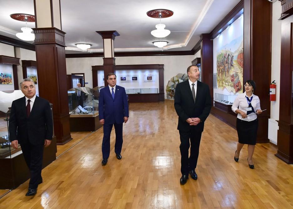 Mingəçevir Şəhər Tarix Muzeyi istifadəyə verilib (FOTO)