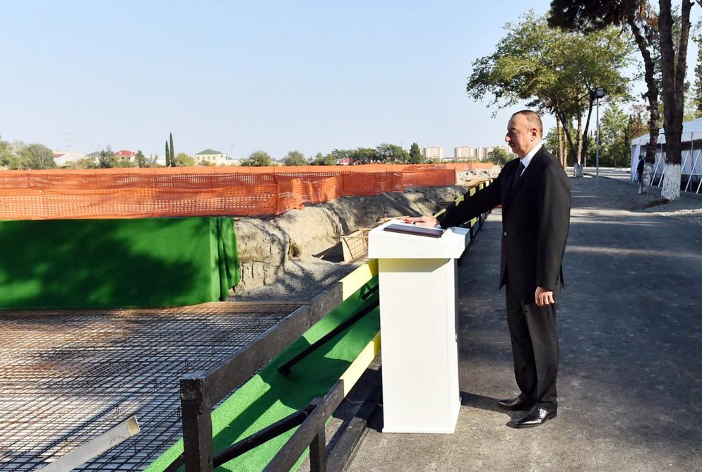 Prezident İlham Əliyev Mingəçevir Sənaye Parkının təməlqoyma mərasimində iştirak edib (FOTO) (YENİLƏNİB)