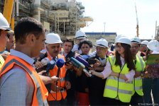 "Şahdəniz-2" platforması üçün yuxarı modulların tikintisi 93 faiz başa çatıb (FOTO)