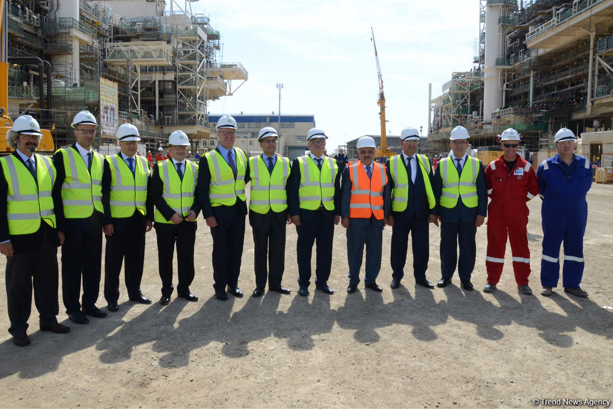 "Şahdəniz-2" platforması üçün yuxarı modulların tikintisi 93 faiz başa çatıb (FOTO)