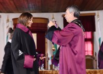 Birinci xanım Mehriban Əliyevaya Veliko Tırnovo şəhərində fəxri vətəndaş və fəxri doktor diplomları təqdim edilib (FOTO)