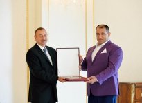 Prezident İlham Əliyev: Azərbaycanda hər sahədə olduğu kimi, idmanda da böyük inkişaf var (YENİLƏNİB) (FOTO)