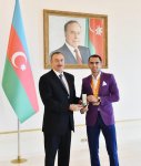 Prezident İlham Əliyev: Azərbaycanda hər sahədə olduğu kimi, idmanda da böyük inkişaf var (YENİLƏNİB) (FOTO)