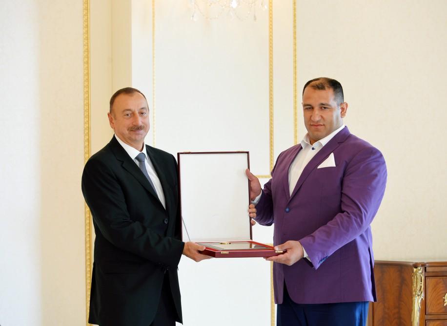 Prezident İlham Əliyev: Azərbaycanda hər sahədə olduğu kimi, idmanda da böyük inkişaf var (YENİLƏNİB) (FOTO)