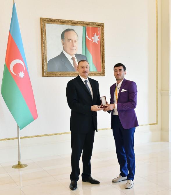 Prezident İlham Əliyev: Azərbaycanda hər sahədə olduğu kimi, idmanda da böyük inkişaf var (YENİLƏNİB) (FOTO)