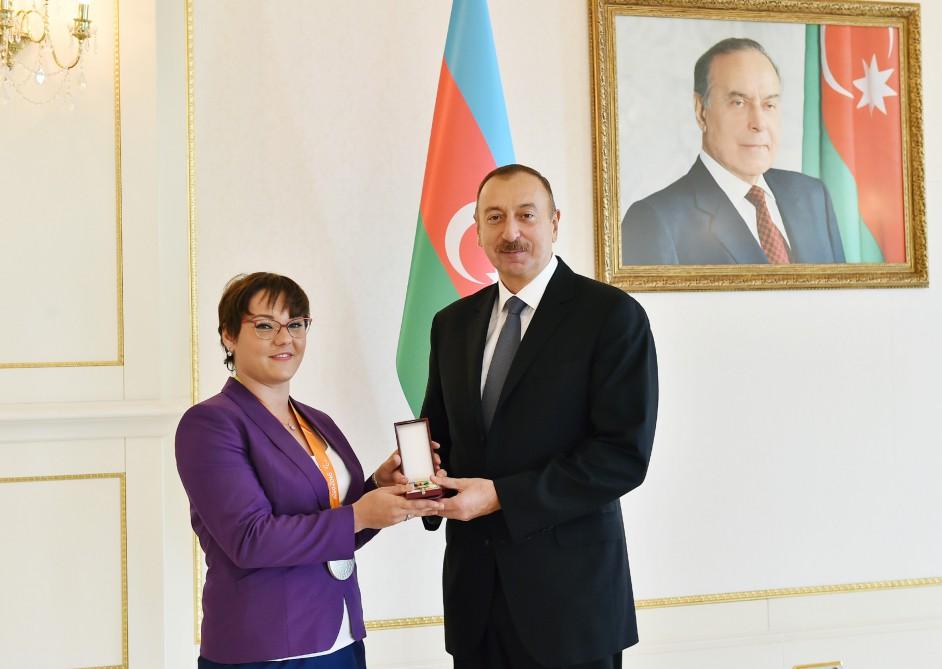 Prezident İlham Əliyev: Azərbaycanda hər sahədə olduğu kimi, idmanda da böyük inkişaf var (YENİLƏNİB) (FOTO)