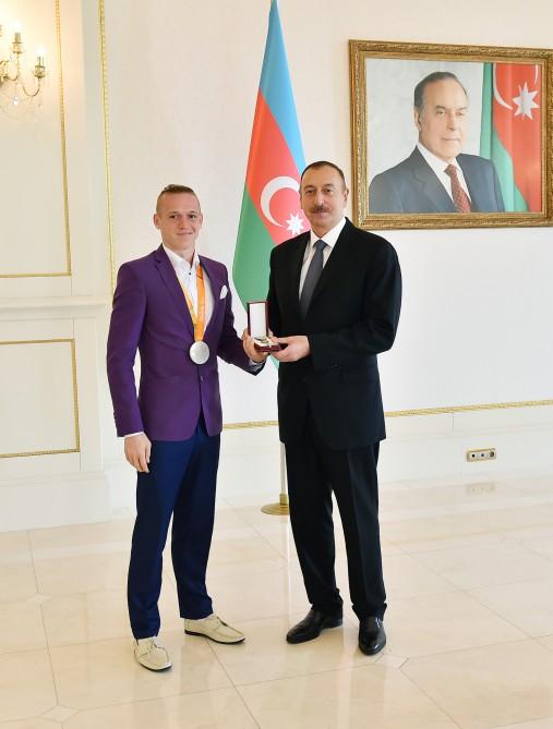 Prezident İlham Əliyev: Azərbaycanda hər sahədə olduğu kimi, idmanda da böyük inkişaf var (YENİLƏNİB) (FOTO)