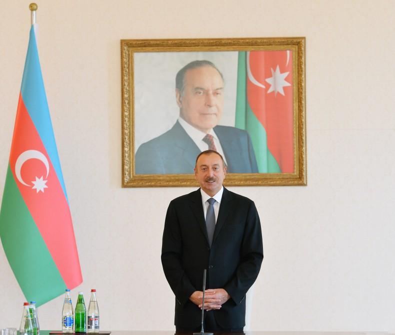 Prezident İlham Əliyev: Azərbaycanda hər sahədə olduğu kimi, idmanda da böyük inkişaf var (YENİLƏNİB) (FOTO)