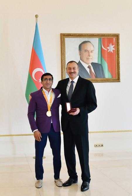 Prezident İlham Əliyev: Azərbaycanda hər sahədə olduğu kimi, idmanda da böyük inkişaf var (YENİLƏNİB) (FOTO)