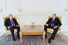 Prezident İlham Əliyev RF Federal Məclisinin Federasiya Şurasının sədr müavinini qəbul edib (FOTO) (YENİLƏNİB)