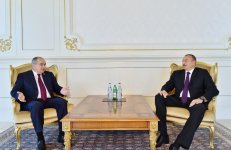 Prezident İlham Əliyev RF Federal Məclisinin Federasiya Şurasının sədr müavinini qəbul edib (FOTO) (YENİLƏNİB)