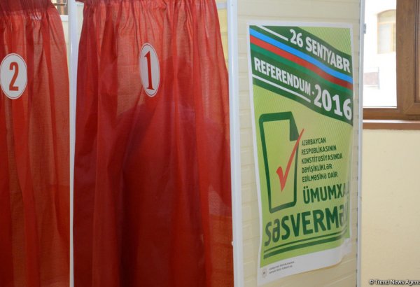 Azərbaycanın Rusiyadakı səfirliyində təşkil edilən referendumda yüksək seçici fəallığı olub