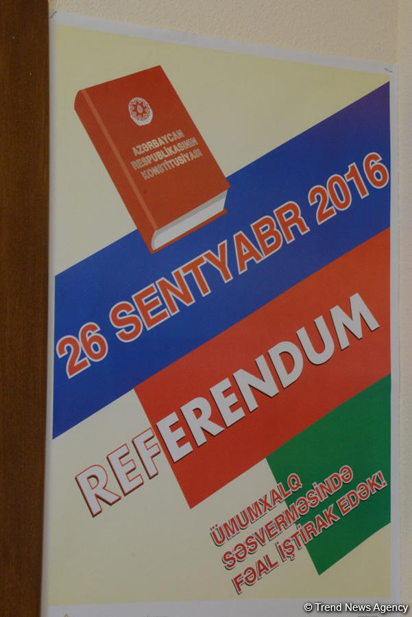 Azərbaycanda ümumxalq səsverməsi keçirilir (FOTO)