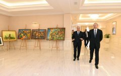 Prezident İlham Əliyev Sumqayıtda Heydər Əliyev Mərkəzinin binasının açılışında iştirak edib (FOTO) (YENİLƏNİB 2)
