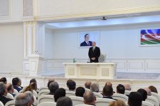 Prezident İlham Əliyev Sumqayıtda Heydər Əliyev Mərkəzinin binasının açılışında iştirak edib (FOTO) (YENİLƏNİB 2)