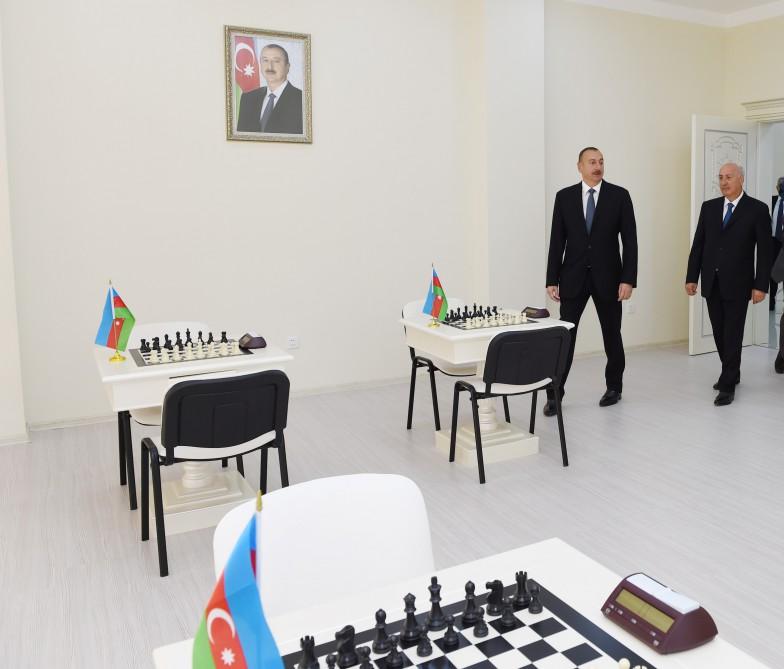 Sumqayıtda Şahmat Məktəbi istifadəyə verilib (FOTO)