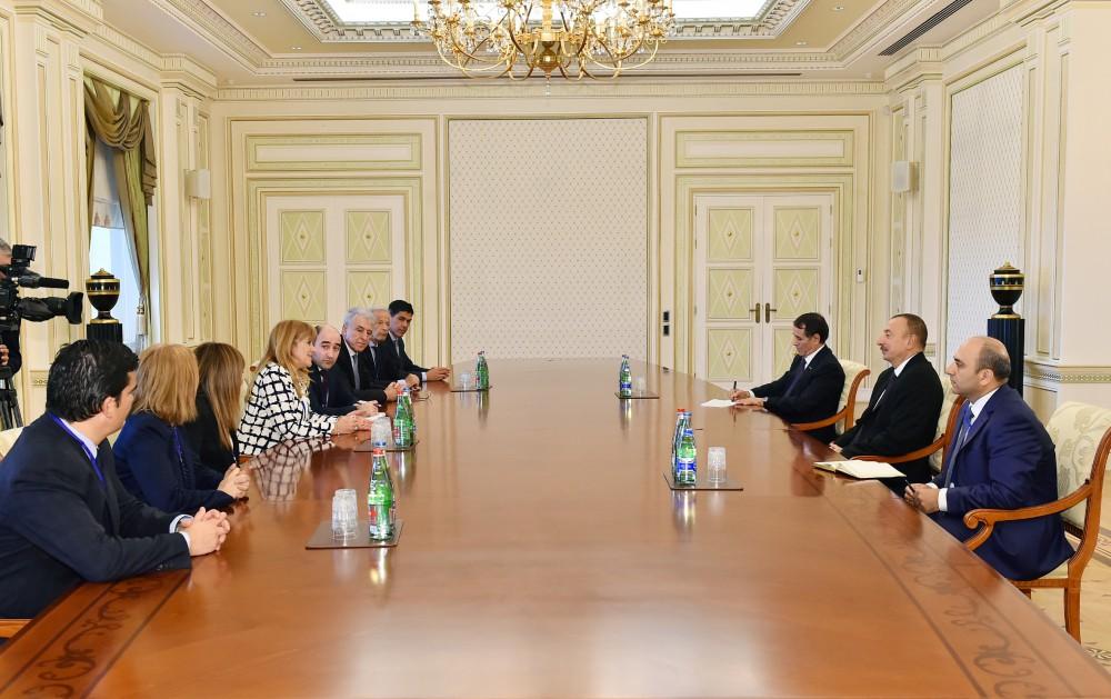 Prezident İlham Əliyev Argentina Milli Konqresi Deputatlar Palatasının vitse-spikerini qəbul edib (FOTO) (YENİLƏNİB)