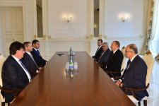 İlham Əliyev UEFA prezidentini qəbul edib (YENİLƏNİB)   (FOTO)