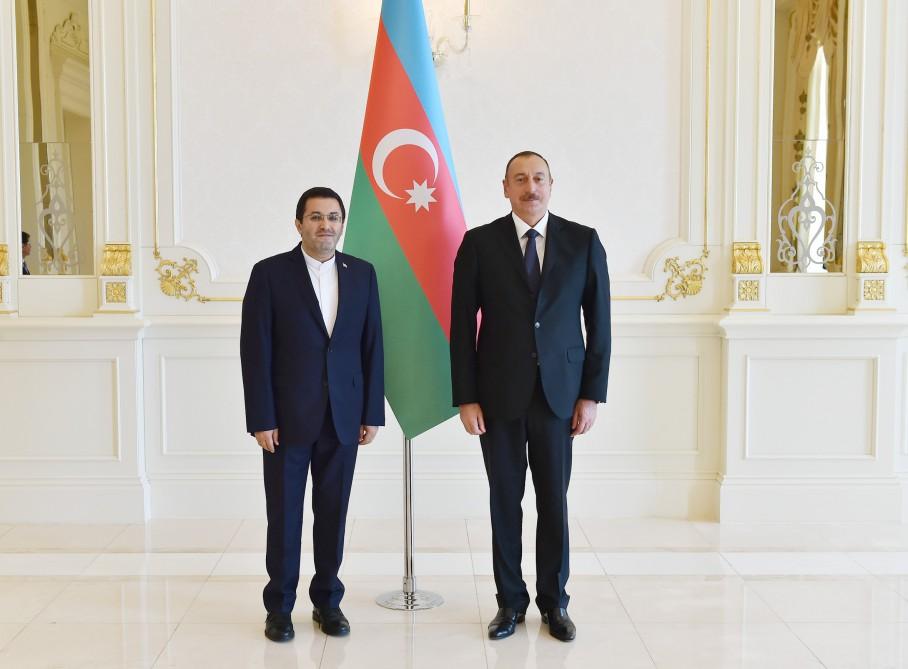 Prezident İlham Əliyev Rumıniya, Qətər və İran səfirlərinin etimadnamələrini qəbul edib (YENİLƏNİB) (FOTO)