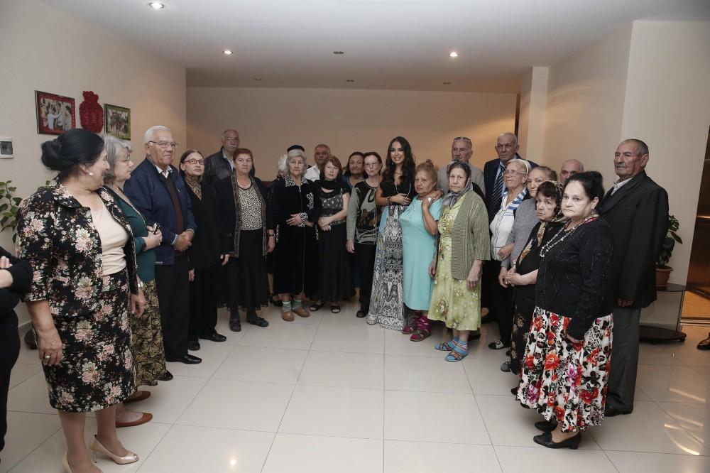 Leyla Əliyeva Bilgəhdəki müharibə və əmək əlilləri üçün pansionatda olub (FOTO)
