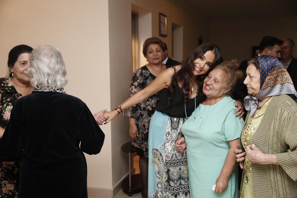 Leyla Əliyeva Bilgəhdəki müharibə və əmək əlilləri üçün pansionatda olub (FOTO)