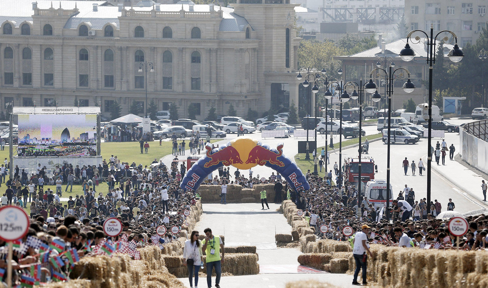 Bakıda keçirilən "Red Bull Soapbox” yarışının qalibləri müəyyənləşib (FOTO) (YENİLƏNİB)