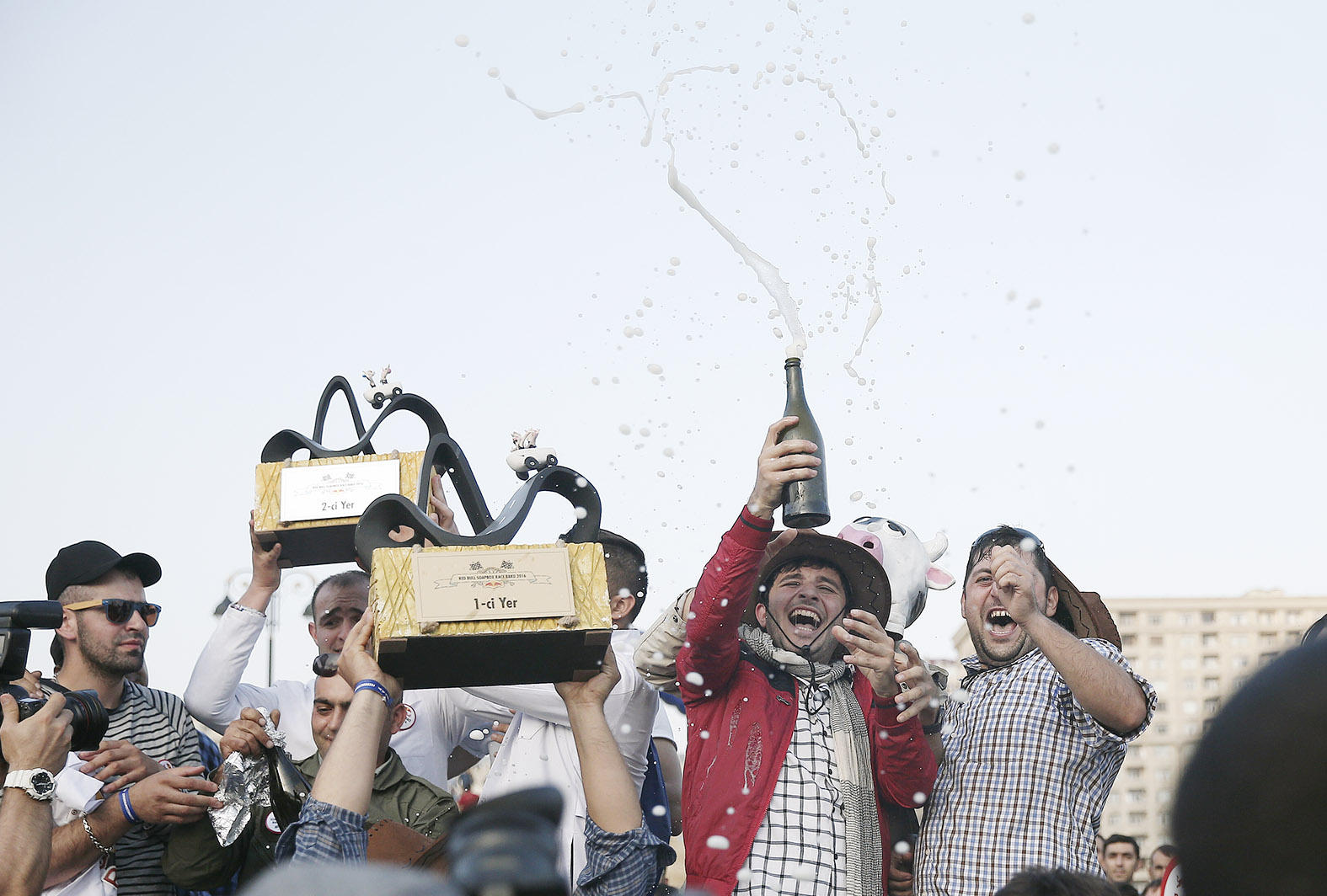 Bakıda keçirilən "Red Bull Soapbox” yarışının qalibləri müəyyənləşib (FOTO) (YENİLƏNİB)