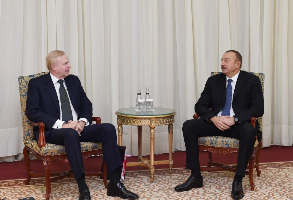 Prezident İlham Əliyev İstanbulda BP şirkətinin baş icraçı direktoru ilə görüşüb (YENİLƏNİB) (FOTO)