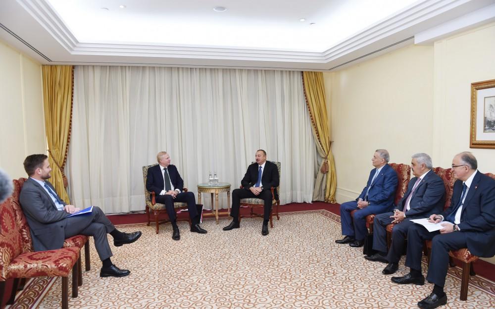 Prezident İlham Əliyev İstanbulda BP şirkətinin baş icraçı direktoru ilə görüşüb (YENİLƏNİB) (FOTO)