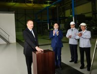 Prezident İlham Əliyev Bakıda oksigen zavodunun açılışında iştirak edib (FOTO) (YENİLƏNİB)
