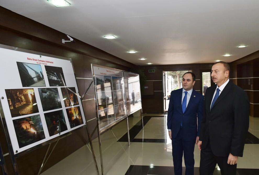 Prezident İlham Əliyev Bakıda oksigen zavodunun açılışında iştirak edib (FOTO) (YENİLƏNİB)