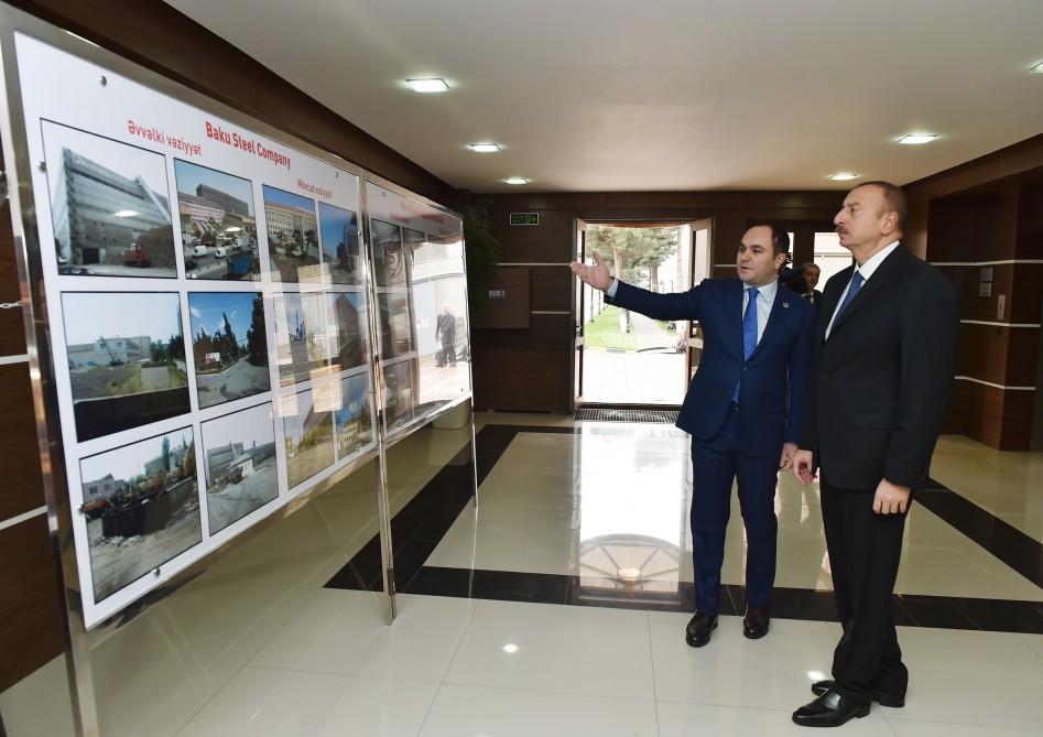 Prezident İlham Əliyev Bakıda oksigen zavodunun açılışında iştirak edib (FOTO) (YENİLƏNİB)