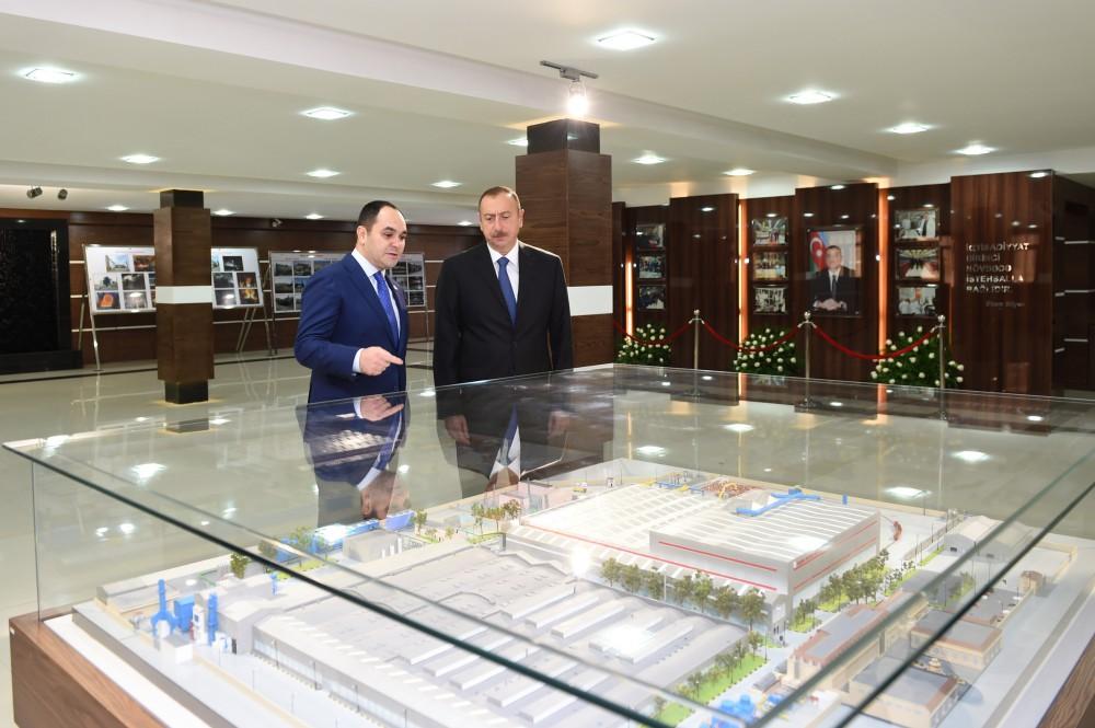 Prezident İlham Əliyev Bakıda oksigen zavodunun açılışında iştirak edib (FOTO) (YENİLƏNİB)