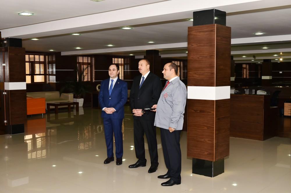 Prezident İlham Əliyev Bakıda oksigen zavodunun açılışında iştirak edib (FOTO) (YENİLƏNİB)