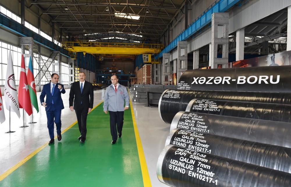 Prezident İlham Əliyev Bakıda oksigen zavodunun açılışında iştirak edib (FOTO) (YENİLƏNİB)