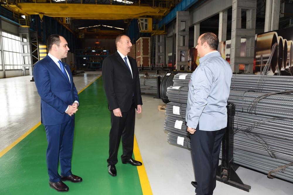 Prezident İlham Əliyev Bakıda oksigen zavodunun açılışında iştirak edib (FOTO) (YENİLƏNİB)