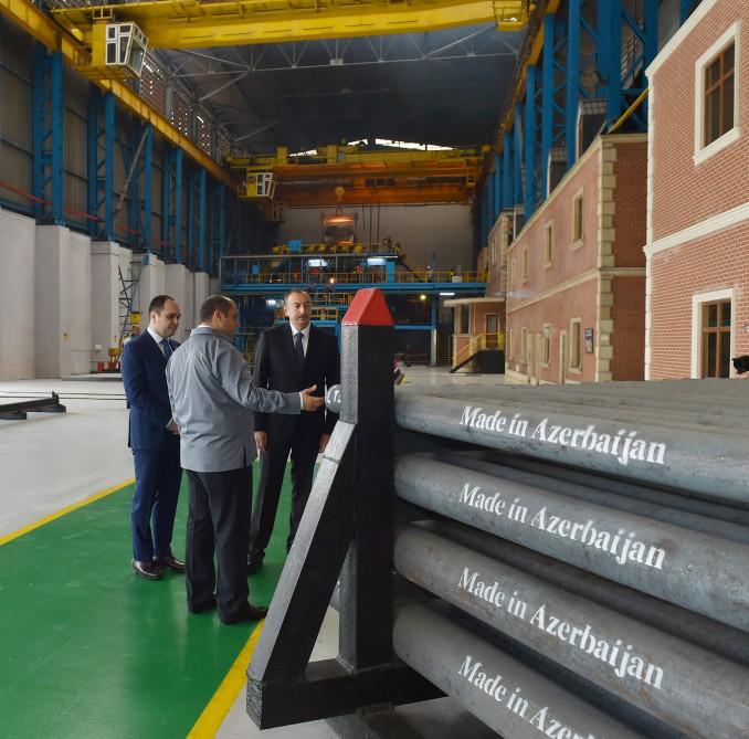 Prezident İlham Əliyev Bakıda oksigen zavodunun açılışında iştirak edib (FOTO) (YENİLƏNİB)