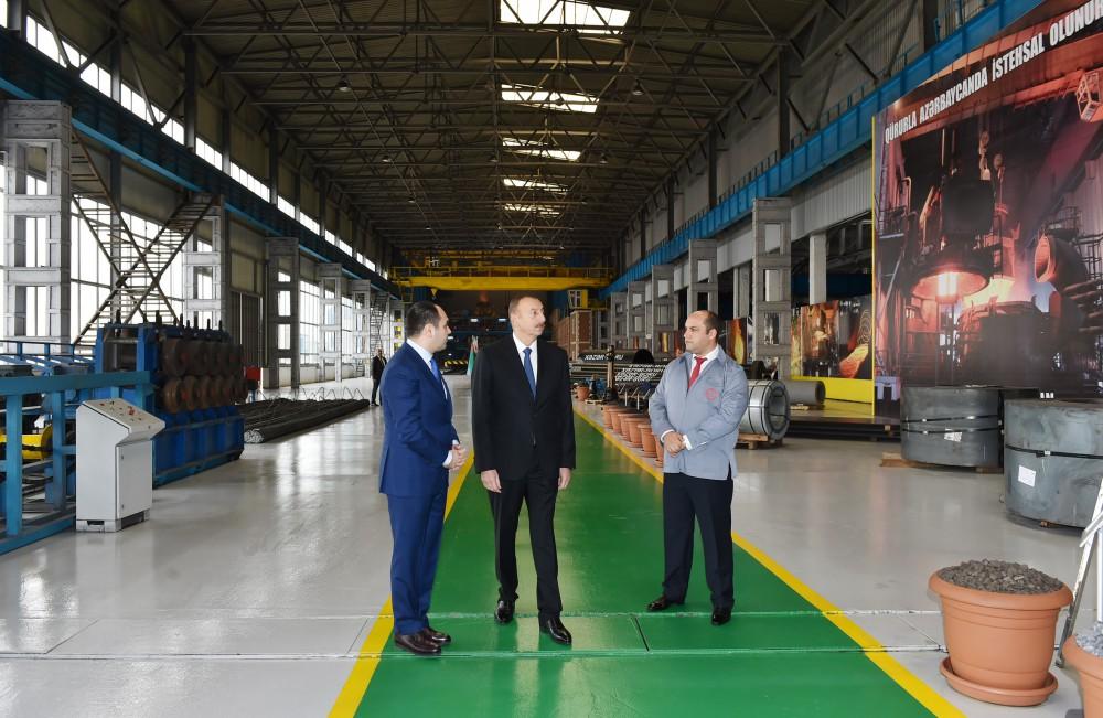 Prezident İlham Əliyev Bakıda oksigen zavodunun açılışında iştirak edib (FOTO) (YENİLƏNİB)