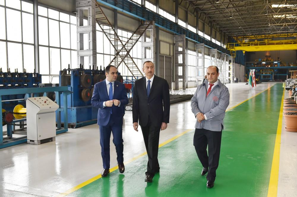 Prezident İlham Əliyev Bakıda oksigen zavodunun açılışında iştirak edib (FOTO) (YENİLƏNİB)