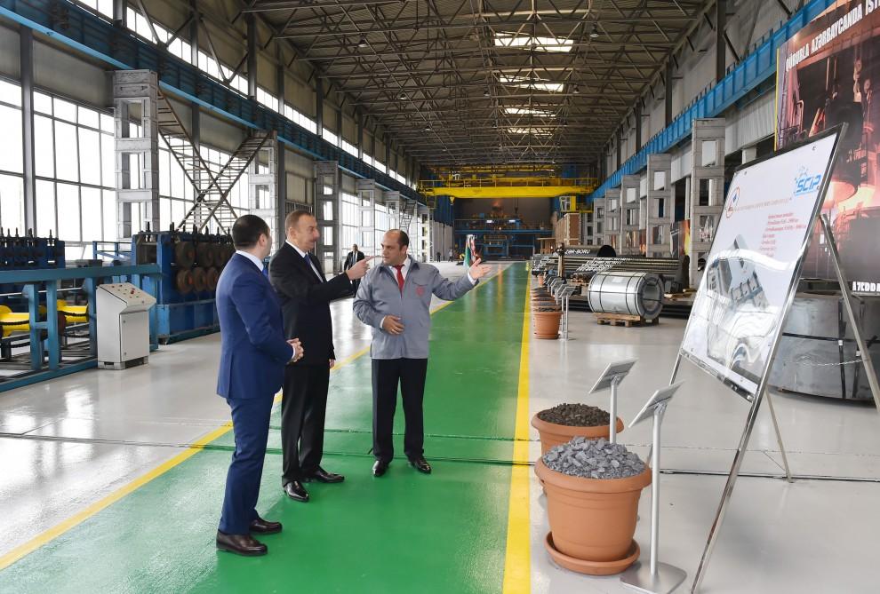 Prezident İlham Əliyev Bakıda oksigen zavodunun açılışında iştirak edib (FOTO) (YENİLƏNİB)