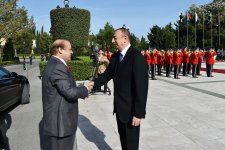 Pakistanın Baş nazirinin rəsmi qarşılanma mərasimi olub (FOTO)