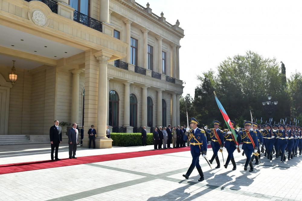 Pakistanın Baş nazirinin rəsmi qarşılanma mərasimi olub (FOTO)