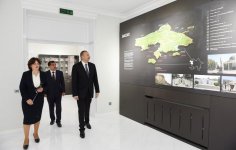 Prezident İlham Əliyev Qazax Rayon Tarix-Diyarşünaslıq Muzeyinin yeni binasının açılışını edib (FOTO)