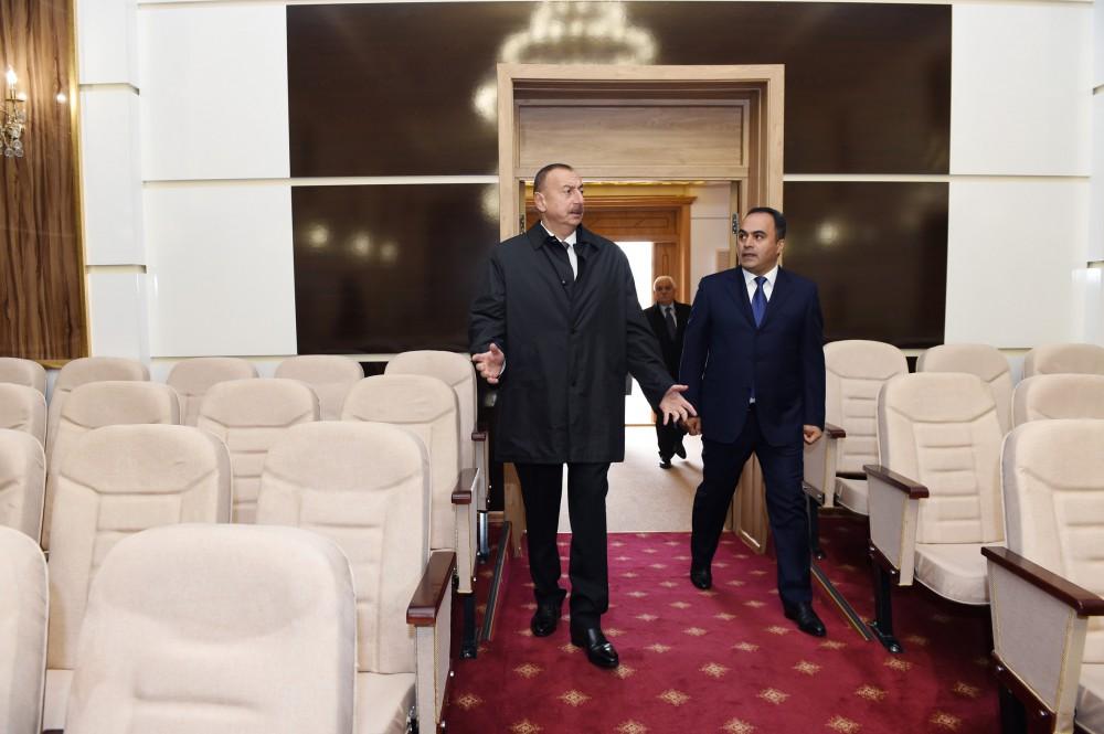 Ağstafa Mədəniyyət Mərkəzi müasir tələblər səviyyəsində yenidən qurulub (FOTO)