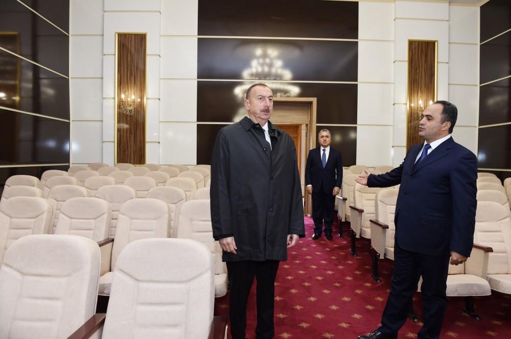Ağstafa Mədəniyyət Mərkəzi müasir tələblər səviyyəsində yenidən qurulub (FOTO)