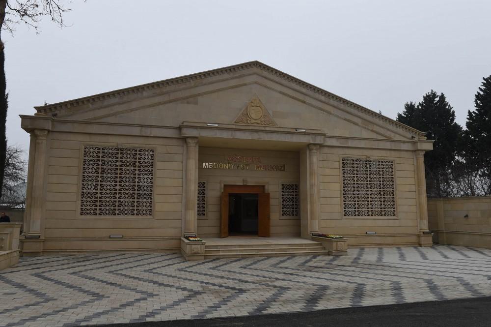 Ağstafa Mədəniyyət Mərkəzi müasir tələblər səviyyəsində yenidən qurulub (FOTO)