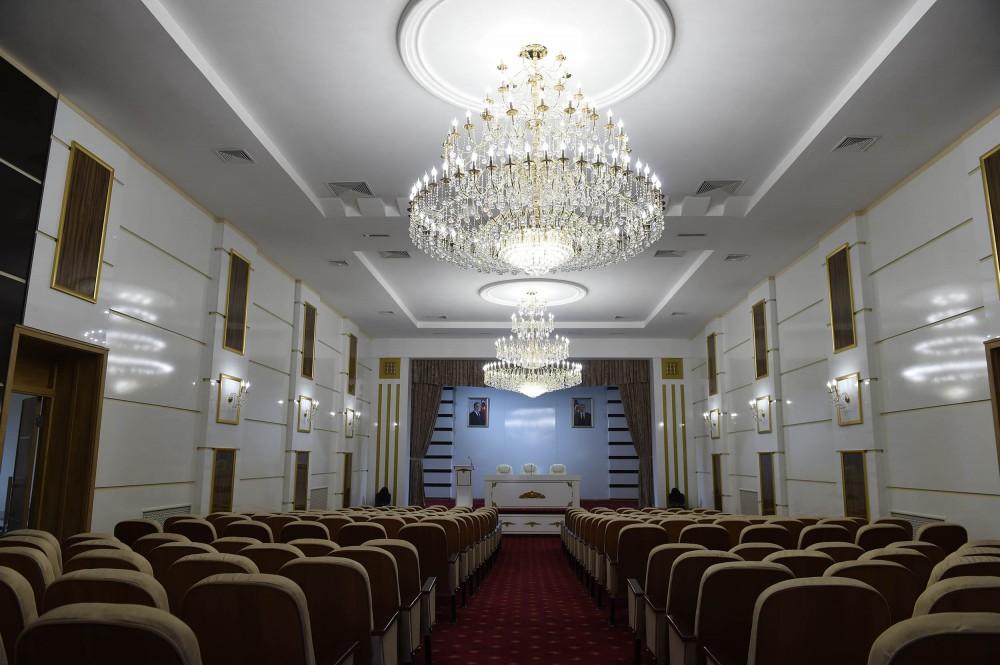 Ağstafa Mədəniyyət Mərkəzi müasir tələblər səviyyəsində yenidən qurulub (FOTO)