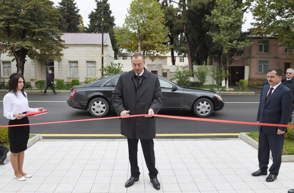 Prezident İlham Əliyev Qazax Rayon Tarix-Diyarşünaslıq Muzeyinin yeni binasının açılışını edib (FOTO)