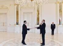 Prezident İlham Əliyev Türkiyənin yeni səfirinin etimadnaməsini qəbul edib (FOTO) (YENİLƏNİB)